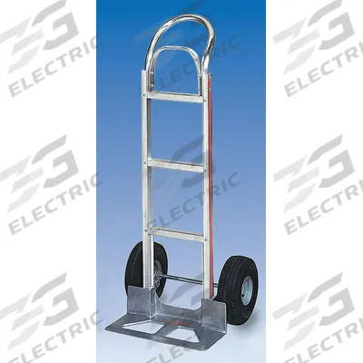 MAGLINER General Purpose Hand Truck: 500 lb, Flow-Back, Silver, Aluminum, Pneumatic - Corrosion-Resistant Hand Trucks