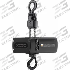 HARRINGTON Electric Chain Hoist: H4 - Heavy Duty, 230V AC, Hook Mounted - No Trolley, 1 Speeds (MPN TSEM005C60). Key specifications — Brand: HARRINGTON; Includes: Chain Container; Operating Voltage: 230V AC; Headroom Clearance: 28 in - 30 in.