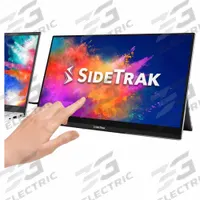LUXOR Portable Monitor: 15.8 in Diagonal Screen Size, 1/2 in Dp, 9 in Ht, 14 1/4 in Wd, Black (MPN LTFR002). Key specifications — Color: Black; Brand: LUXOR; Input Type: HDMI.