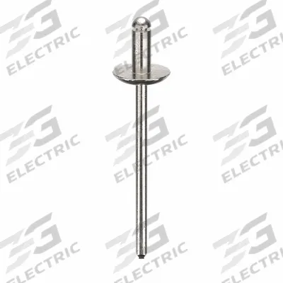 APPROVED VENDOR Blind Rivet,1 36/61" L,1/8" dia,PK500: Inch, 1 19/32 in Overall Lg, 9/32 in Body Lg - Large Flange Blind Rivets
