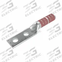 Compression Lug: For 2 AWG, Solid/Stranded Wire, 3/8 in Stud Size, Long, Copper Barrel (MPN YA2C2NTC38). Key specifications — Inspection Hole: No; For Wire Type: Stranded; For Wire Sizes: 2 AWG; Brand: BURNDY; Manufacturer Part Number: YA2C2NTC38.