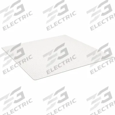 ALECO Chair Mat: Rectangle, 0.13 in Thick, 72 in Overall Lg, 48 in Overall Wd - Medium-Pile Carpet Chair Mats