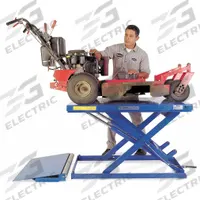 BISHAMON Scissor Lift Table: Electric, 4,400 lb Load Capacity, 39 13/32 in Max Lifting Ht, 230V AC (MPN LX-200WME-H). Key specifications — attr925632: BISHAMON; attr925651: 230V AC; attr925643: Hydraulic.