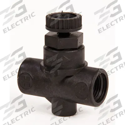 HAYWARD Needle Valve: Inline Valve Body, Glass-Filled Polypropylene, Screw-In Bonnet - Glass-Filled Polypropylene Straight-Body Needle Valves