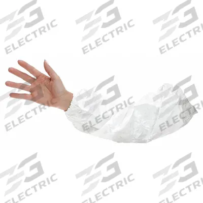 DUPONT Protective Sleeves: ISO 5, 100 Federal 209E Clean Room Class, Sterile, Bound Seam - Cleanroom Sleeves for Hazardous Powders & Non-Hazardous Applications