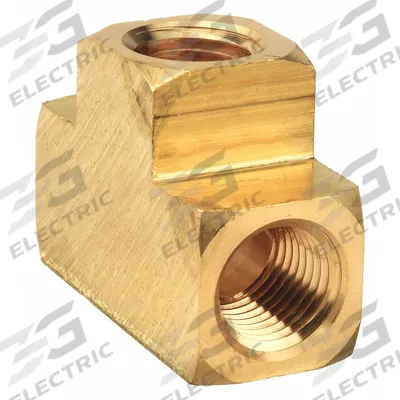 APPROVED VENDOR Metal Pipe Tee: Tee, 1/8 in x 1/8 in x 1/8 in, Class 150, Brass - Low-Pressure Threaded Pipe Fittings