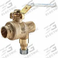 WATTS Ball And Relief Valve: Socket x Socket, 3/4 in x 3/4 in, Bronze, 400 psi Max. Op Pressure (MPN 3/4 LFBRVM1SXSXC-125). Key specifications — Brand: WATTS.