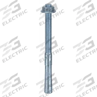 MKT FASTENING Wedge Anchor: 8 1/2 in Overall Lg, 5/8 in Dia, 5/8"-11 Thread Size, Steel - Steel Wedge Anchors