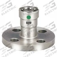 VIEGA MEGAPRESS Crimp Adapter Fitting: 1 in Pipe Size, Press-fit, EPDM, 200 psi Max Op Pressure (MPN 90450). Key specifications — Brand: VIEGA MEGAPRESS.