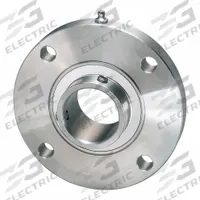 IPTCI BEARINGS 4 Bolt Flange Bearing: Radial Ball, 45 mm Bore, SS, Set Screws, 133 mm Lg, 133 mm Wd (MPN SUCSFCS209-45MM IP69K). Key specifications — Bore Type: Cylindrical; Brand: IPTCI BEARINGS; Lubricant Material: H-1 Grease; Mounting Bolt Size: 3/8 in; Split Housing: Not Split; System of Measurement: Metric.