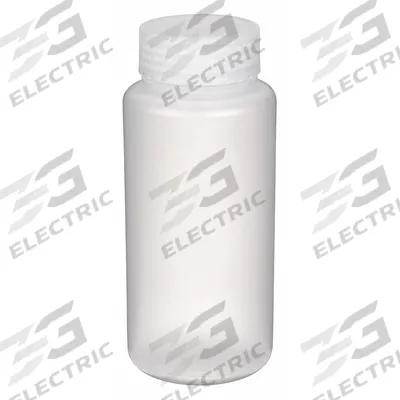 APPROVED VENDOR Laboratory Bottle: Polypropylene, 1 L, 32 fl oz, Closure Included - Polypropylene Wide Mouth Round Lab Bottles