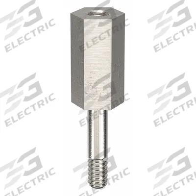 APPROVED VENDOR Standoff: Male x Female, 1/2 in Lg, Hex, Aluminum, Plain, 1/4 in Hex Wd - Aluminum Male x Female Standoffs