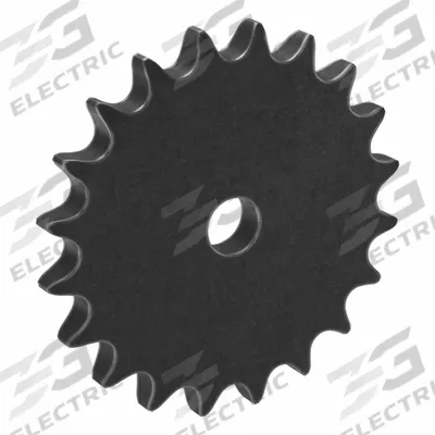 TRITAN Roller Chain Sprocket: No Hub, For Single Strands, 60, 20 Teeth, 4.794 in Pitch Dia - Size 60 Plain-Bore Roller Chain Sprockets