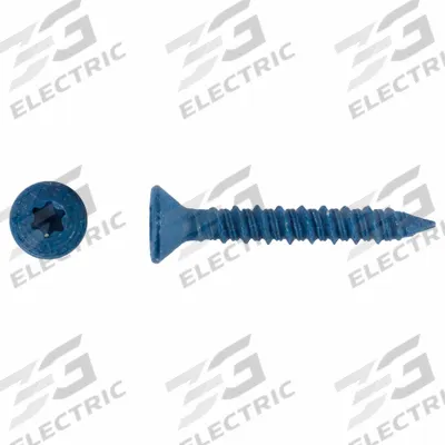 TAPCON Concrete Anchor Screw: 1 3/4 in Overall Lg, 1/4 in Dia, Steel, Torx, Flat - Flat-Head Screw Anchors
