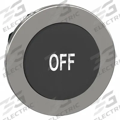 SCHNEIDER Extended Push Button: Black, 30 mm Mounting Size, Metallic - Extended-Length Push-Button Operators