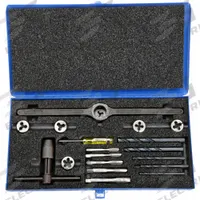 CHICAGO-LATROBE Drill Bit, Tap, and Die Set: 15 Pc, Metric (MPN 420368). Key specifications — attr1300648: Straight Flute.