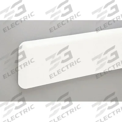 PAWLING Wall Guard: WG-6C, PETG, Linen White, 6 in Overall Ht - PETG Crash Rails & Bumper Guards