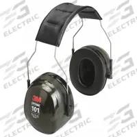 3M PELTOR Earmuffs: Over-the-Head Earmuff, Passive, 27 dB NRR, Foldable, Foam/Polyurethane/PVC (MPN 8071). Key specifications — attr114012: PELTOR(TM) Optime(TM) 101; attr114053: Foldable; attr114052: No; attr114031: No; attr114015: Acetal; attr114029: Polyurethane; attr114039: ABS; attr114048: 101.