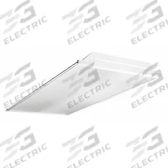 COLUMBIA LIGHTING Recessed Troffer: 4 ft Lg, 2 ft Wd, 4,334 lm, 4000K, 34 W, 120 to 277V AC (MPN LJT24-40LWG-FSA12-EDU). Key specifications — attr1261884: 120 to 277V AC; attr1261878: COLUMBIA LIGHTING; attr1261883: (4) Lamp T8; attr1261870: 4000K; attr1261880: Yes.