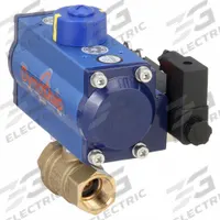 DYNAQUIP CONTROLS Pneumatically Actuated Two-Way Ball Valve: 3/4 in, Brass, FNPT x FNPT, Two-Piece (MPN PHG24ATSR05212A). Key specifications — Brand: DYNAQUIP CONTROLS; Pilot Solenoid Voltage: Not Included.