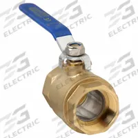 APPROVED VENDOR Manual Two-Way Ball Valve: 1 1/2 in, Brass, Straight, FNPT x FNPT, Two-Piece, Lever (MPN G-F600-150). Key specifications — Brand: APPROVED VENDOR; Handle: Lever.