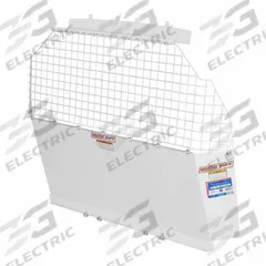 WEATHER GUARD Van Partition: Solid Panel, White, Steel, 48 1/2 in Overall Ht, 55 3/4 in Overall Wd (MPN 96111-3-02). Key specifications — Color: White; Brand: WEATHER GUARD; Compatible Make/Model: Ford Transit Connect; Compatible Vehicle Type: Compact Vans.