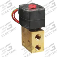 REDHAT Solenoid Valve: 3-Way, Configurable, 1/4 in Pipe Size, 120V AC, Explosion Proof/Watertight (MPN EF8327G041). Key specifications — Pipe Size: 1/4 in; Voltage: 120V AC; Brand: REDHAT; Coil Enclosure: Watertight.