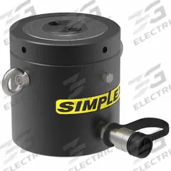 SIMPLEX Lock Nut Hydraulic Ram: 105 ton Nominal Capacity, 2 in Nominal Stroke Lg, 20.57 sq in, RCL (MPN RCL1002). Key specifications — attr1108313: RCL; attr96792: 20.57 sq in; attr98878: SIMPLEX.