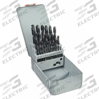 APPROVED VENDOR Jobber Length Drill Bit Set: 29 Pc, 1/16" to 1/2" by 64ths - General Purpose High-Speed Steel Jobber-Length Drill Bit Sets