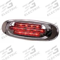 MAXXIMA Clearance Marker Light: Clearance Light, LED, Round, Surface Mount, Red, Hole, Pigtail, IP67 (MPN AX22R-KIT). Key specifications — Lens Color: Red; Brand: MAXXIMA; Electrical Connection: Pigtail; Lighting Technology: LED; Mount Type: Hole; SAE Lens Code: PC.