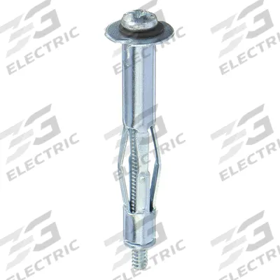 APPROVED VENDOR Wall Anchor: 1/8 in Dia, 2 3/8 in Overall Lg, M4 Thread Size, Steel, Zinc Plated - Removable Sleeve Anchors