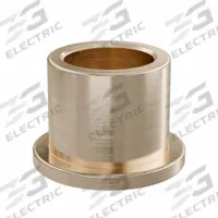 Flanged Sleeve Bearing: Bronze, SAE 841, 8 mm Bore, 11 mm OD, 10 mm Lg, -35°F to 300°F, 10 PK (MPN FFM0811-10B). Key specifications — System of Measurement: Metric; Material Grade: SAE 841; Flange Type: Flanged; Brand: OILITE.