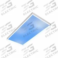 Recessed Luminaire: 2 ft Lg, 2 ft Wd, 2,079 lm, 42.6 W, 120 to 277V AC, Ceiling (MPN NOPB 2X2 CLOUD NX SKY G 120 DBXA ZT DARK). Key specifications — Voltage: 120 to 277V AC; Emergency Battery Backup: No; LED Replacement For: 2 Lamp T8; Brand: NIGHTINGALE; Dimmable: Yes.