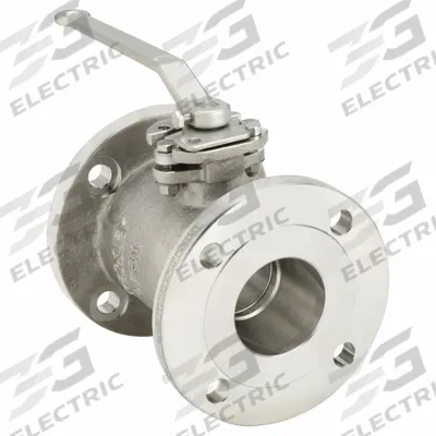 KECKLEY Manual Two-Way Ball Valve: 3 in, 316 Stainless Steel, Straight, Class 150 Flange - Stainless Steel Ball Valves