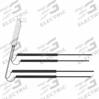 BANSBACH EASYLIFT Hydraulic Lift Kit: 11.8 in Stroke, Electric, 220 lb System Load Rating, Threaded (MPN EM00122). Key specifications — Brand: BANSBACH EASYLIFT; Motor Voltage: 230V AC; End Type: Threaded.