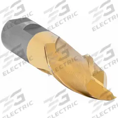 CLEVELAND Square End Mill: High Speed Steel, TiN Coated, 2 Flute, 11/16" Mill Dia, 2-1/4" LOC (MPN C39092)