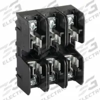 BUSSMANN Fuse Block: Open Block Design, 3 Pole, 600 V AC, Pressure Plate, Non-Indicating (MPN BCM603-3P). Key specifications — Brand: BUSSMANN.