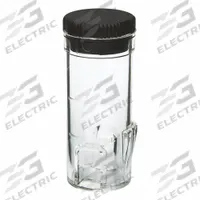 APPROVED VENDOR Vial: 8.95 in Body Dia, Black, Round (MPN 4165802). Key specifications — Self-Standing: Self-Standing; Brand: APPROVED VENDOR; Body Color: Black; Bottom Shape: Round.