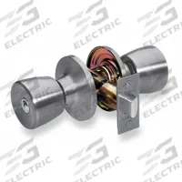 MASTER LOCK Door Lockset: Privacy Knob Locksets, Nickel (MPN TUO0315/T6P). Key specifications — Lockset Style: Tulip.