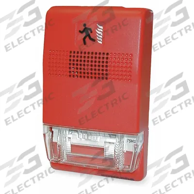 EDWARDS SIGNALING Chime Strobe: 16 to 33V DC, 4 1/2 in Overall Ht, 2 3/4 in Overall Wd - Fire Alarm Chimes with Strobe Light
