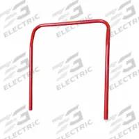 DAYTON Handle: 34 in Overall Lg, 30 in Overall Wd, Steel, 1 1/4 in Overall Ht, Red, Powder Coated (MPN NOB7901). Key specifications — Material: Steel; Compatible Grainger Part Number: 3BE80; Color: Red; Brand: DAYTON; Manufacturer Part Number: NOB7901.