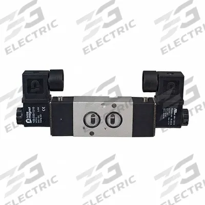 NAMUR Soleniod Valve: DNMR, Double Solenoid, 24V AC, 4 Ports, 1/4 in NPT Inlet - Bonomi NMR Series Solenoid Valves