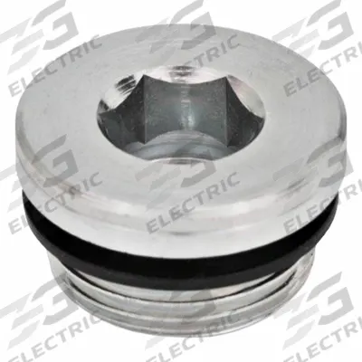 JW WINCO Threaded Plug: Steel, NBR Seal, Type G, 3/8 in Thd, Internal Hex - Steel Threaded Plugs
