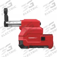 MILWAUKEE On-Tool Dust Extractor: On-Tool, Self-Contained, 2712-22, OSHA Table 1 Compliant, SDS-Plus (MPN 2712-DE). Key specifications — attr117716: 2712-22; attr117710: SDS-Plus; attr117714: Rotary Hammers; attr117719: HEPA; attr117721: (1) Bare Tool; attr117708: Drilling; attr68812: MILWAUKEE.