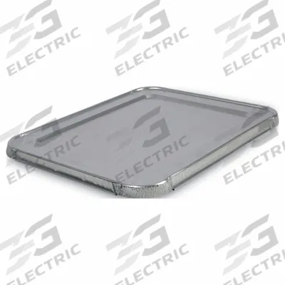 BOARDWALK Pan Lid: Half Size, 12 13/16 in Overall Lg, 10 1/2 in Overall Wd - Steam Table Pan Covers