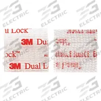 SCOTCH Hook-and-Loop Fastener: Square, 1 in Overall Wd, 1 in Overall Lg, Self-Mating, Clear, Acrylic (MPN RFD7020-VPESF). Key specifications — Brand: SCOTCH; Material: Polyolefin.