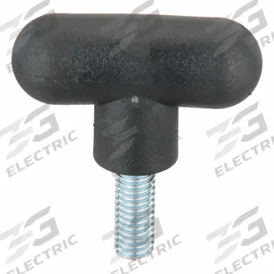 INNOVATIVE COMPONENTS Hand Knob: T, Plastic w/ Steel Thread, 3/8"-16 Thread - T-Handle Knobs with Threaded Stud
