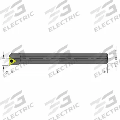 ULTRA-DEX USA Indexable Boring Bar: A12Q STFPR3 (MPN 957-000-117) - Indexable Boring Bars