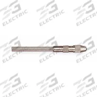 STARRETT Pin Vise: Pin Vise, 1.4 mm Max Size - mm, 0.01 in Min Size - Inch, Knurled Grip, Round (MPN 240A). Key specifications — attr1181472: Knurled; attr1181473: Round; attr1181474: 3-5/64 in; attr1181475: No; attr1181485: STARRETT.