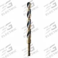 DEWALT Hex Shank Drill Bit: 13/32", 135° Split Point, Black & Gold HSS, Impact Rated (MPN DWA5026). Key specifications — attr1234973: Impact Rated; attr1234966: DEWALT; attr1234978: 0.4063.
